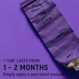 Gender-free formula suited for everyone seeking natural deodorant.