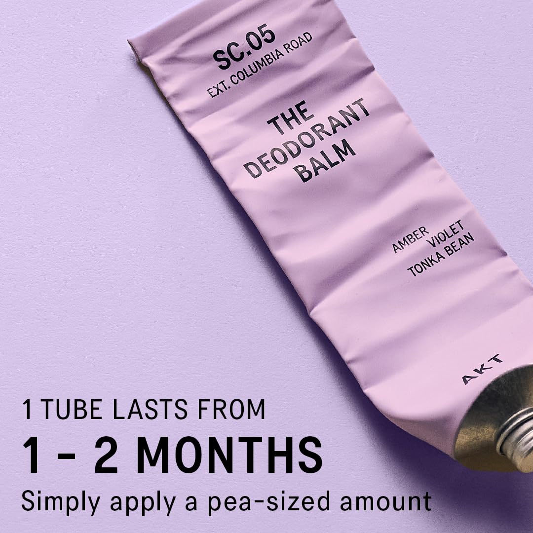 AKT Deodorant Balm highlights DEO-BARRIER COMPLEX and fragrant botanicals