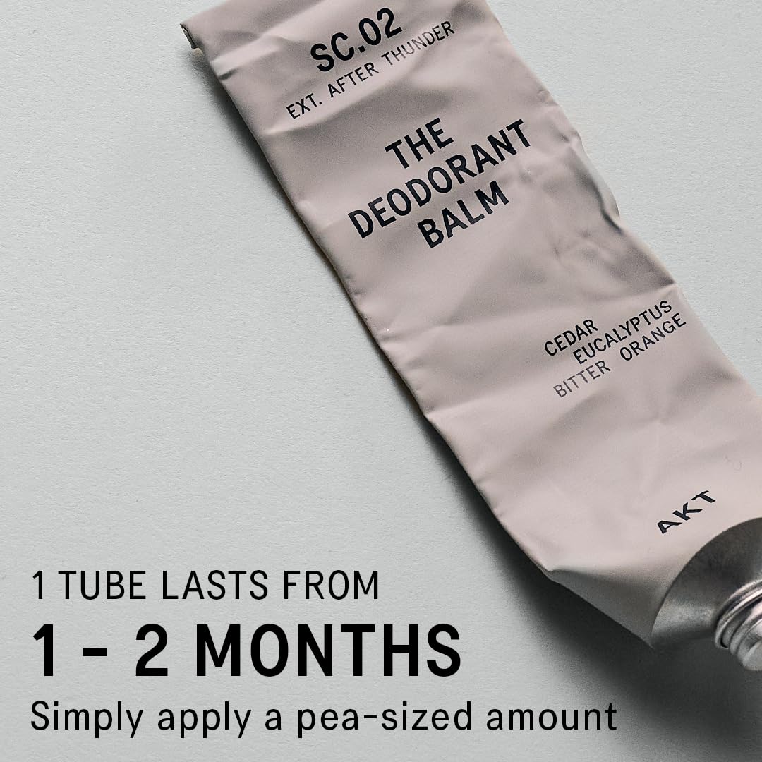 Multi-use AKT balm applied on feet, forehead, or chest for protection.
