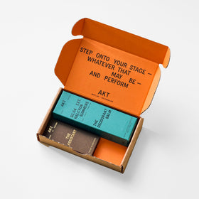 AKT Deodorant Balm packaging closeup highlighting plastic-free design