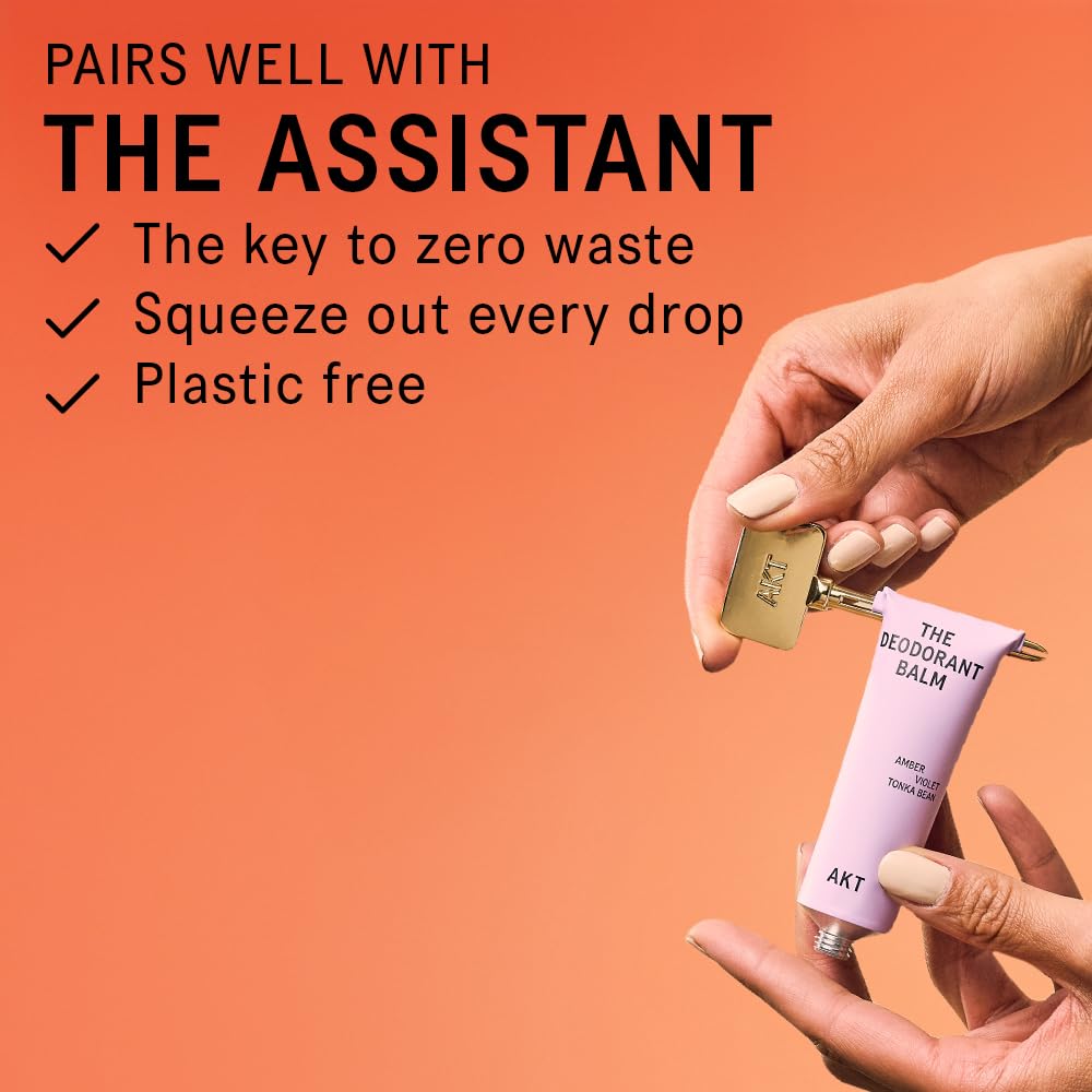 AKT Deodorant Balm packaging with recyclable cap highlights plastic-free design