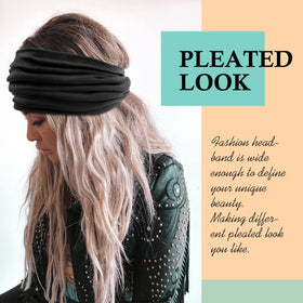 AKTVSHOW non-slip headband design keeps hair neatly secured all day