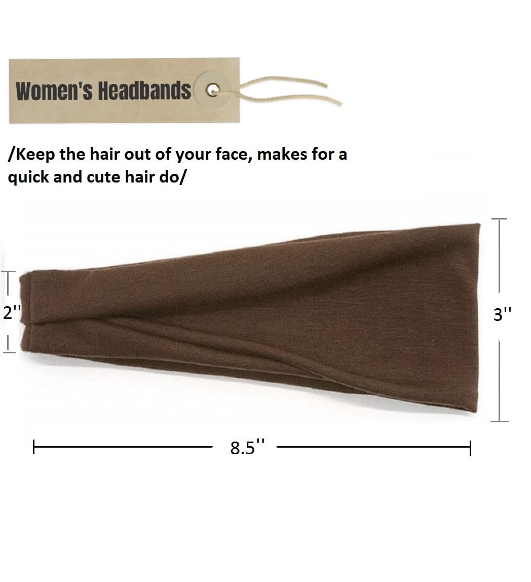 AKTVSHOW headbands for short hair, stretchable fit to suit most hair lengths.