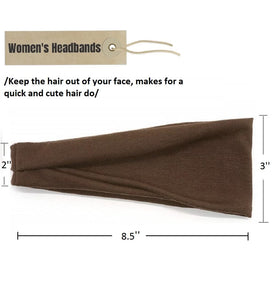 AKTVSHOW headbands for short hair, stretchable fit to suit most hair lengths.