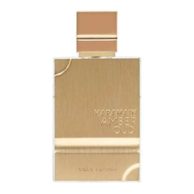 Al Haramain Amber Oud Gold Edition bottle for spring-summer wear.