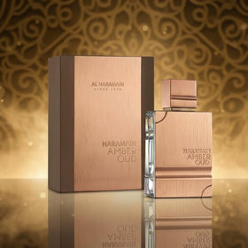Al Haramain Amber Oud Gold Edition cap detail highlights craftsmanship and luxury feel.