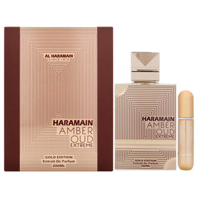 Al Haramain Amber Oud Gold Edition Extreme bottle with a refined, lasting presence