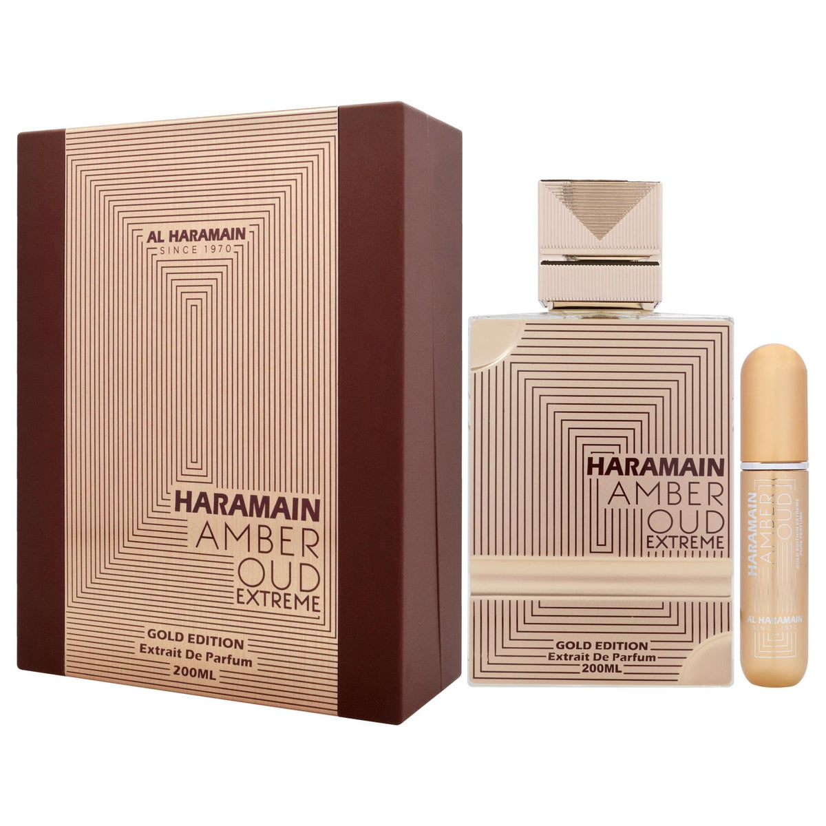 Al Haramain Amber Oud Gold Edition Extreme packaging signaling luxury unboxing