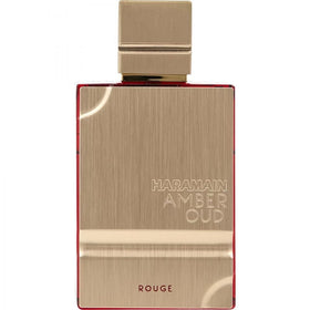 Al Haramain Amber Oud Rouge top notes saffron, offering a spicy, inviting opening.