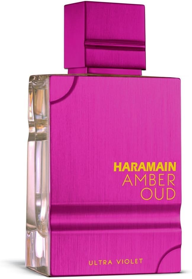 Amber Oud Ultra Violet box front showcasing premium packaging