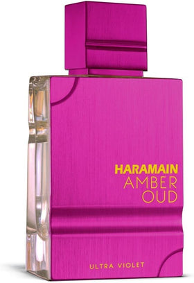 Amber Oud Ultra Violet box front showcasing premium packaging