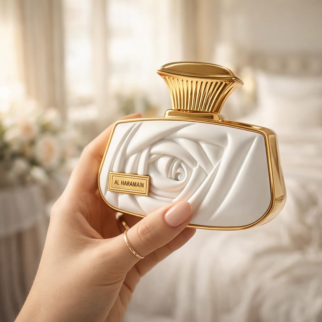 Al Haramain Belle middle notes provide a soft fruity heart