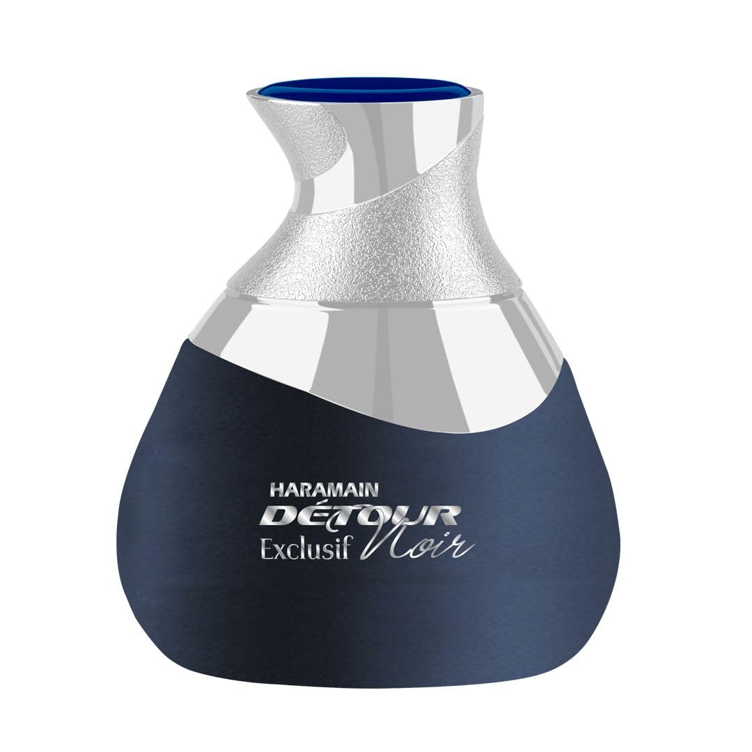 Front label of Detour Noir Exclusif shows brand name and elegant design.