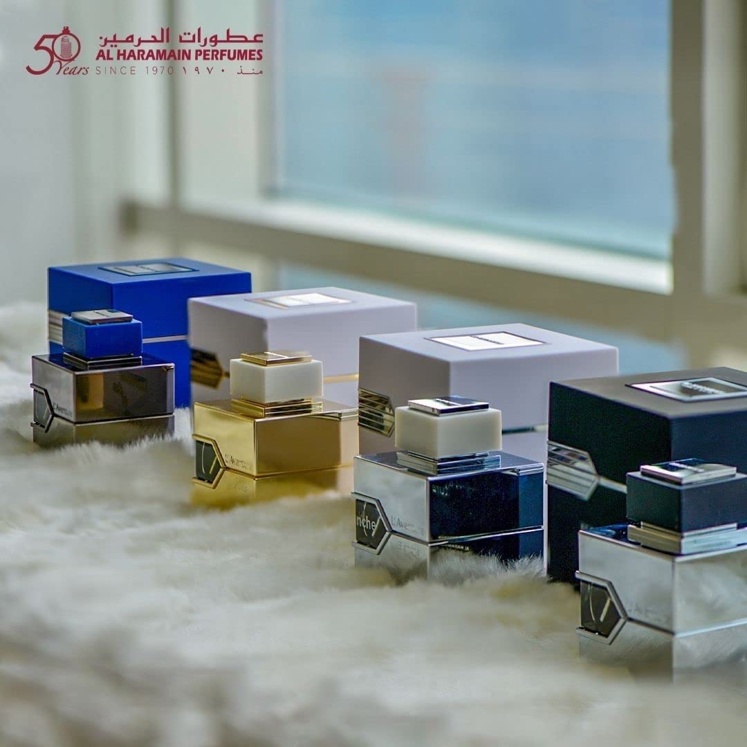 Al Haramain L'Aventure Femme EDP back label with origin notes for informed shoppers.