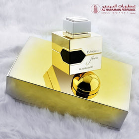 Al Haramain L'Aventure Femme EDP packaging box, gift-ready presentation for special occasions.