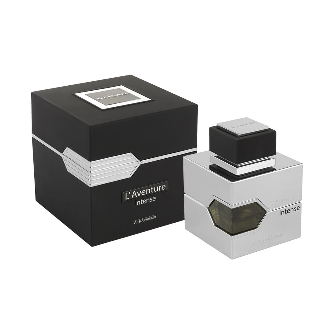 Amber and musk base notes in Al Haramain L'Aventure Intense profile