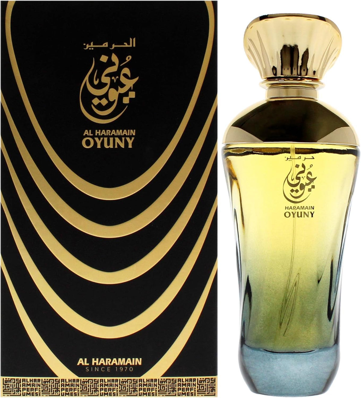 Al Haramain Oyuny top notes Rose and Pineapple, opening with inviting brightness.