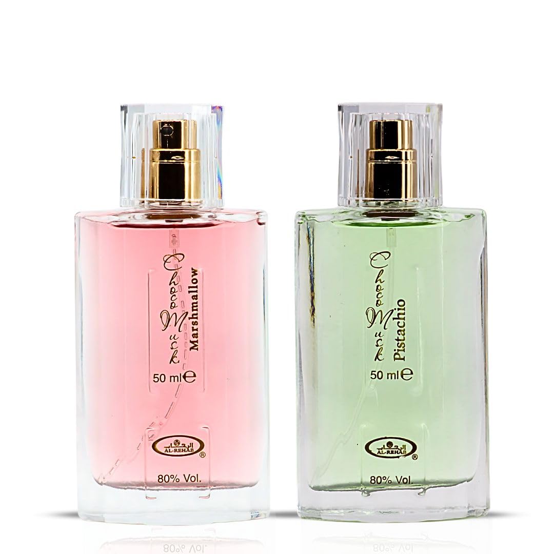 Al-Rehab Choco Musk Marshmallow bottle, ideal for cozy, long-lasting gourmand wear.