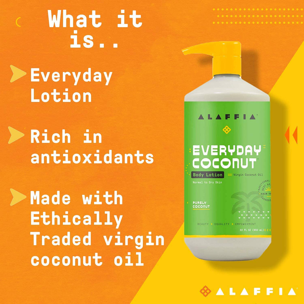 Coffee berry extract graphic suggests antioxidant-rich care for the skin.