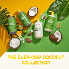 Alaffia Everyday Coconut Conditioner closeup highlights creamy texture for moisture