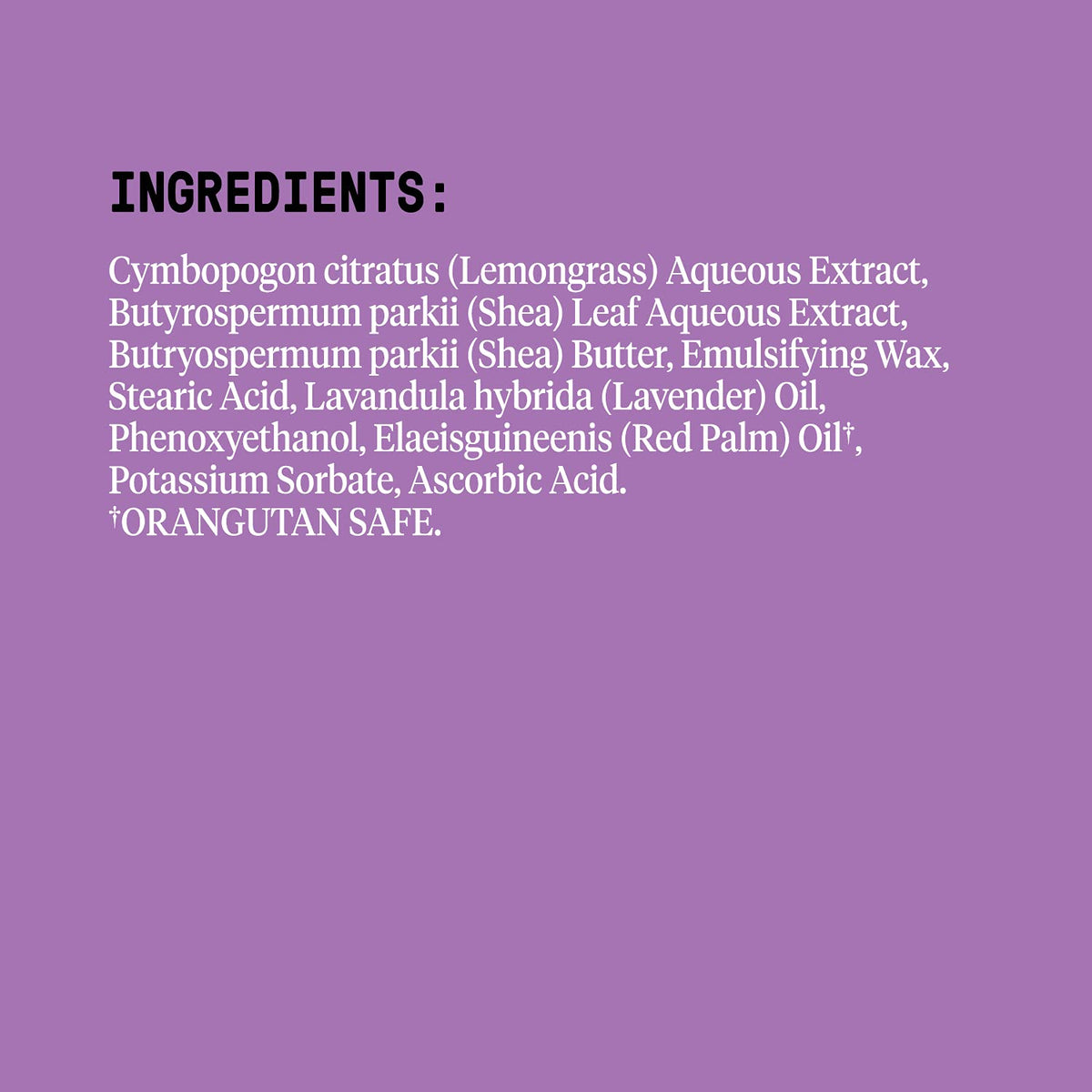 Alaffia Everyday Shea Body Lotion label highlights fair trade and natural ingredients