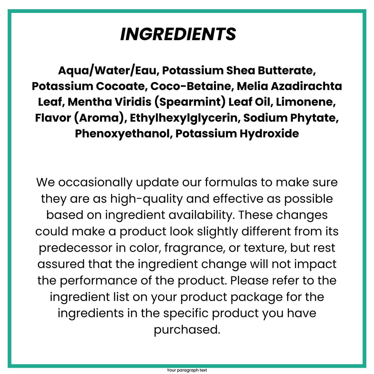 Alaffia Shea Body Wash creates rich lather for gentle cleansing.