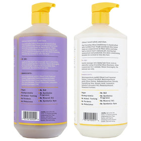 Alaffia Lavender EveryDay conditioner tube showcasing hydrating formula for frizz control.