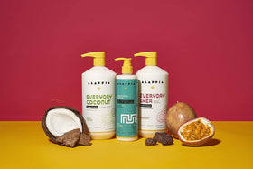 Alaffia Vanilla Mint 32 oz packaging highlights long-lasting bottles for everyday use.