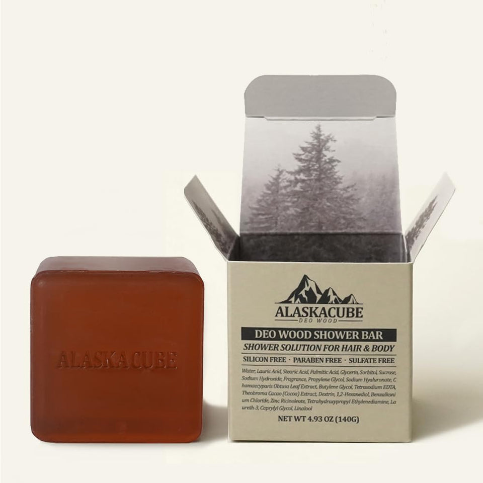Alaskacube Deo Wood bar reduces odor by up to 53%, delivering daily freshness.