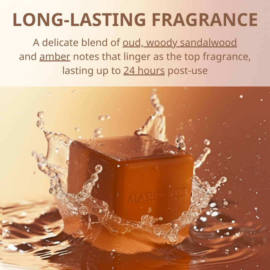 Alaskacube rich foam provides a smooth, invigorating cleanse.