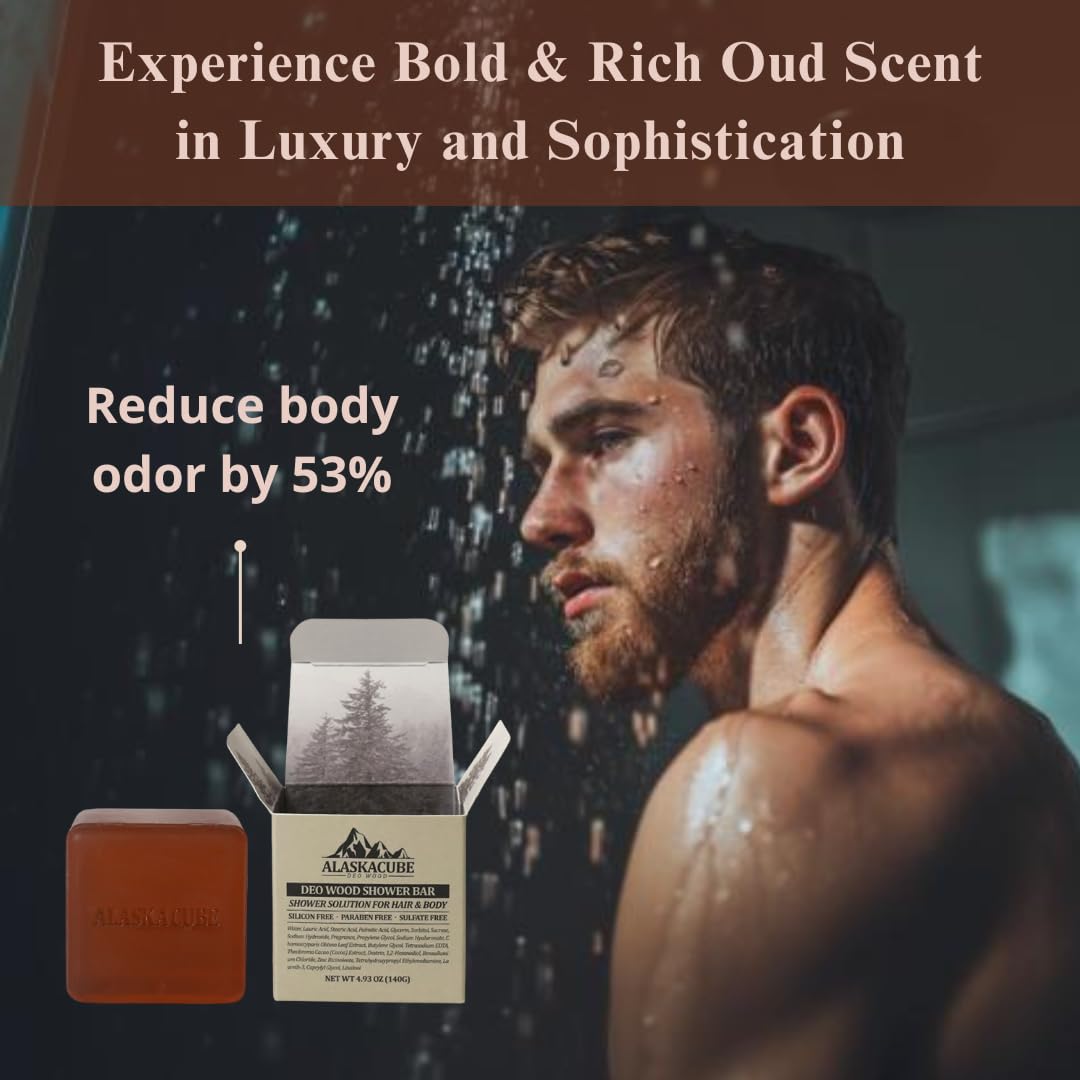 Alaskacube sandalwood scent with vanilla and amber for a luxurious fragrance.