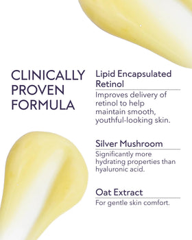 ALASTIN Renewal Retinol Serum ingredient oat extract provides soothing comfort.
