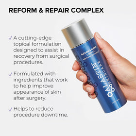 ReFORM & RePAIR texture close-up showing creamy formula for skin recovery.