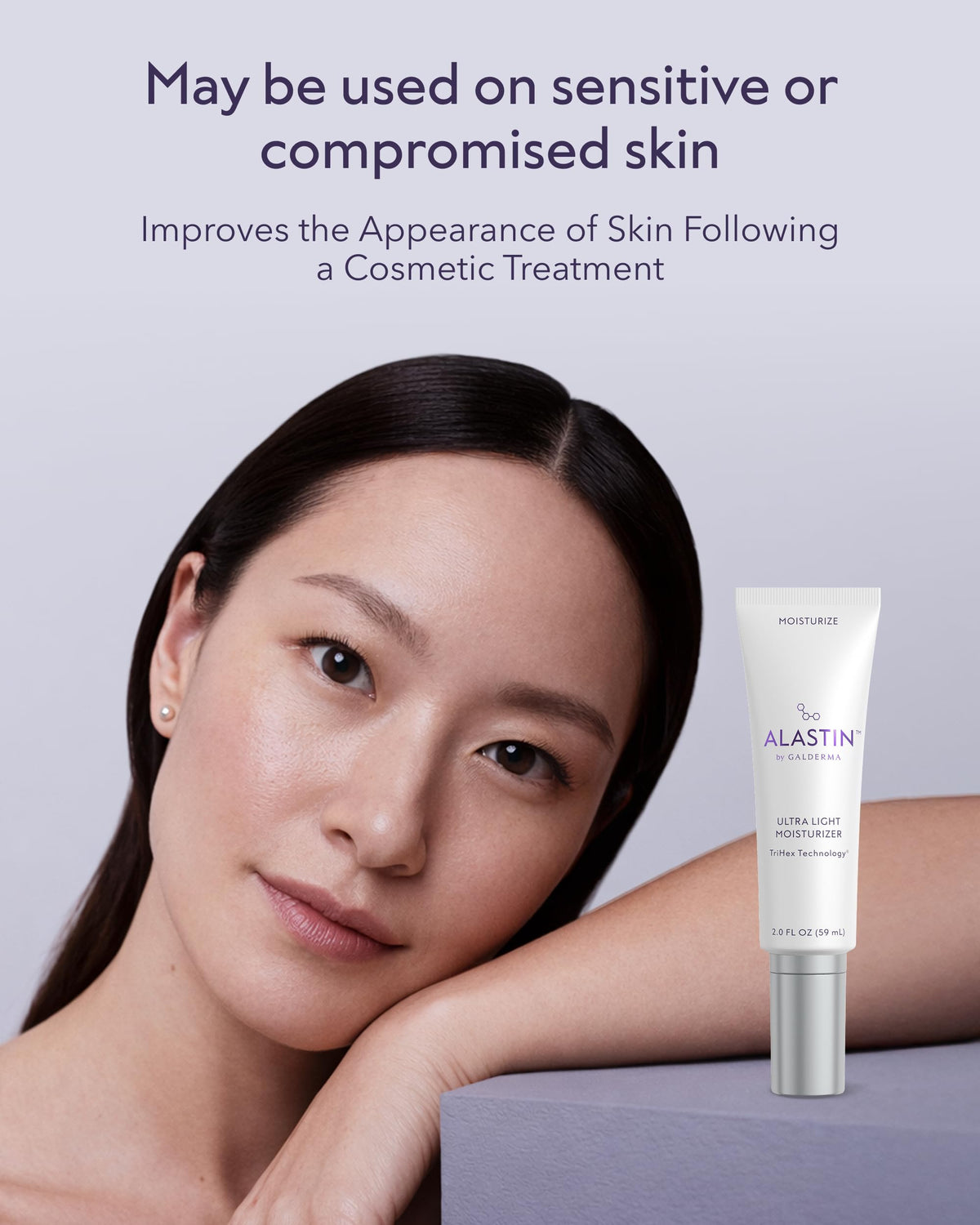 Close-up of moisturizer being applied to skin highlighting hydration and barrier restoration.