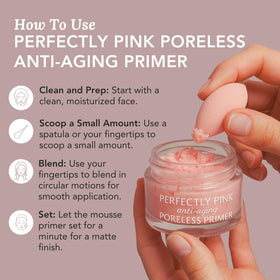 Alayne Curtiss Bridal Beauty primer matte finish close up emphasizes shine control.