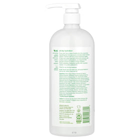 Alba Botanica Body Lotion Orig Unscented 32oz texture close-up shows creamy emollience