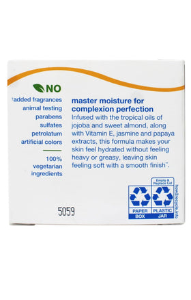 Alba Botanica Cream Moisture absorption demo on skin for quick hydration.