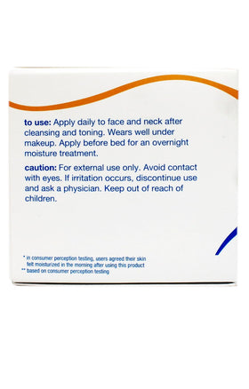 Alba Botanica Cream Moisture organic ingredients badge emphasizing purity.