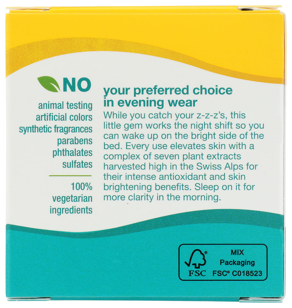Alba Botanica renewal cream bottle close-up for gentle nightly care.