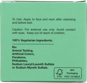 Texture swatch shows light, non-greasy hydration for waking radiance.