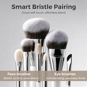 ALBEAUT concealer brush targets precise coverage for a natural look.