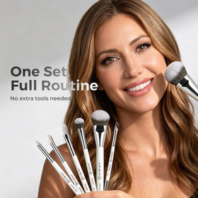 ALBEAUT foundation brush delivers even, smooth skin finish.