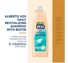 Alberto VO5 hair gloss after wash suggests added shine