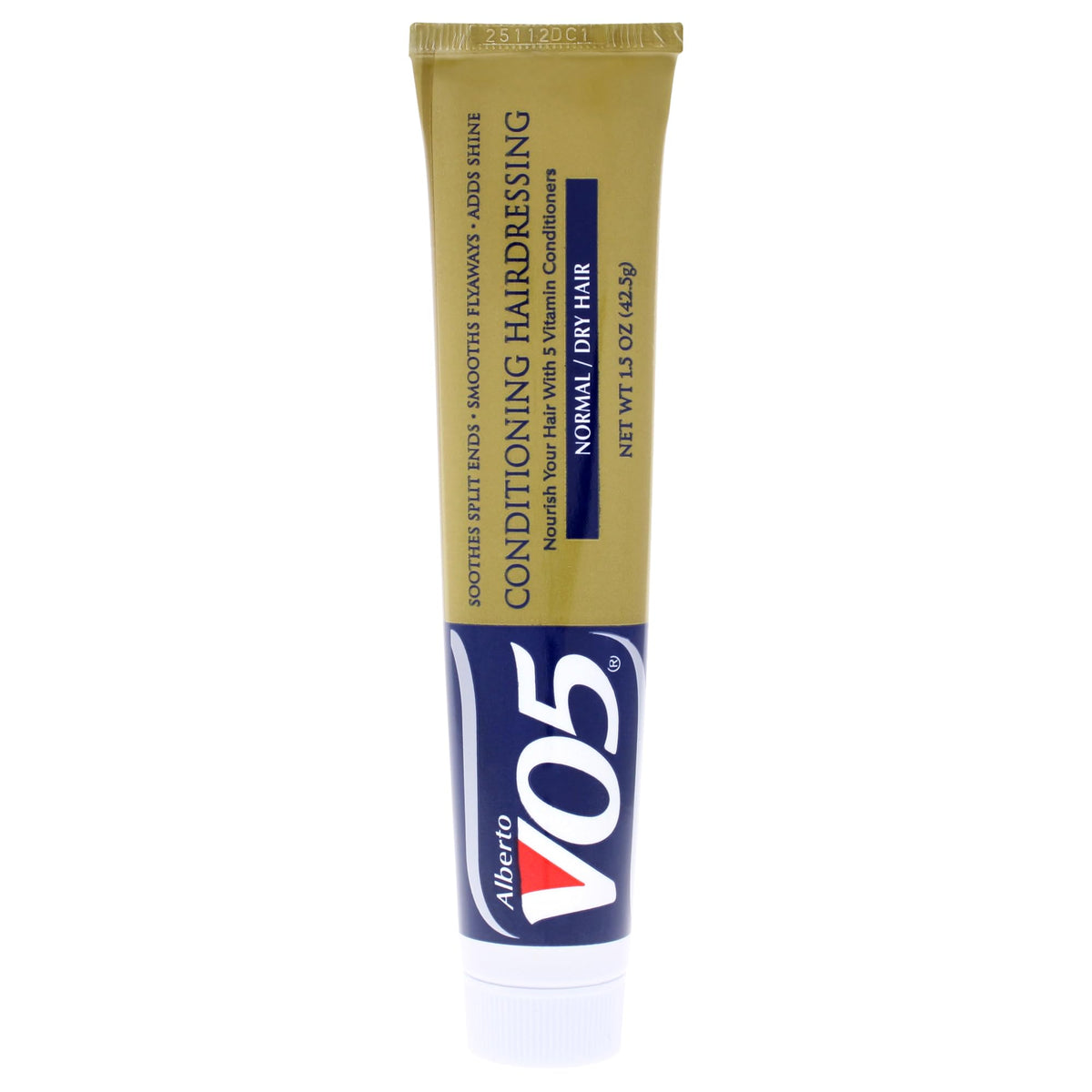 Alberto VO5 Conditioning Hairdressing adds shine for a polished look