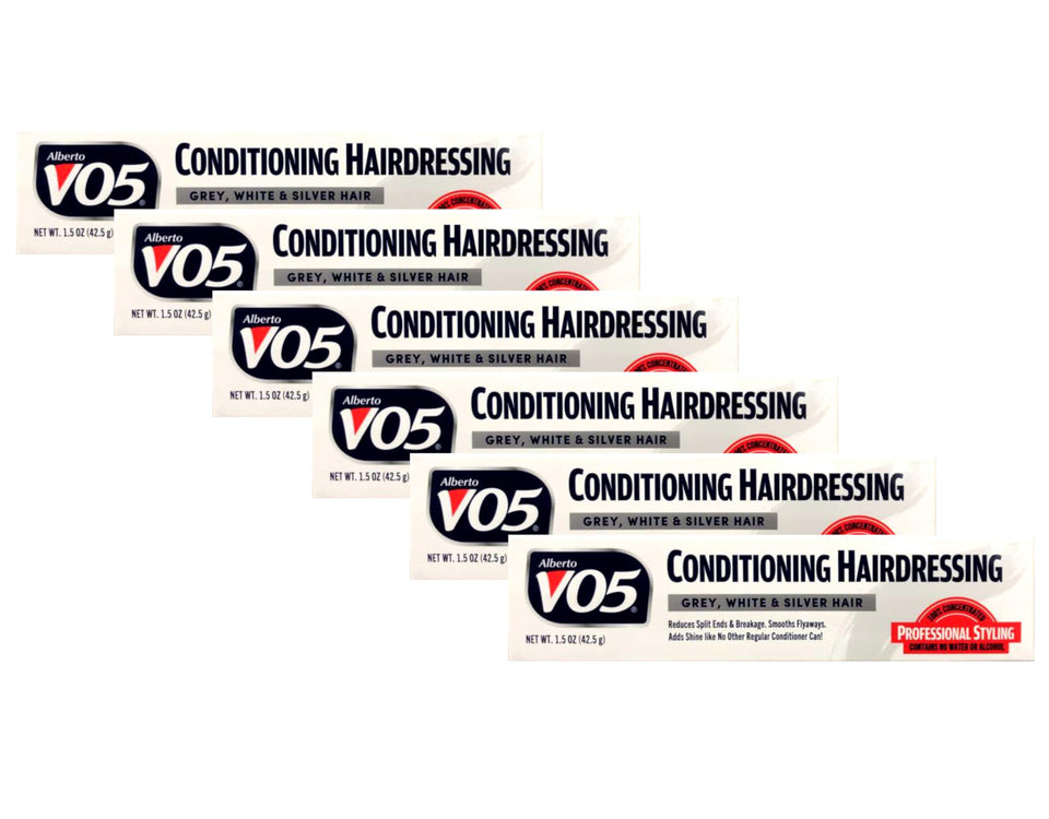 Alberto VO5 Conditioning Hairdressing tubes 6-pack for gray hair manageability