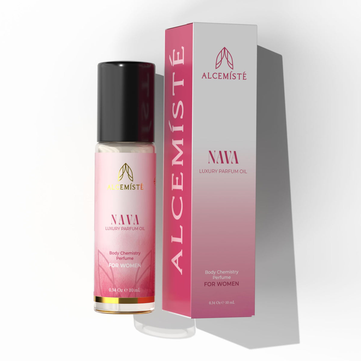 Alcemiste concentrated pheromones perfume rollerball bottle for on-the-go scent.