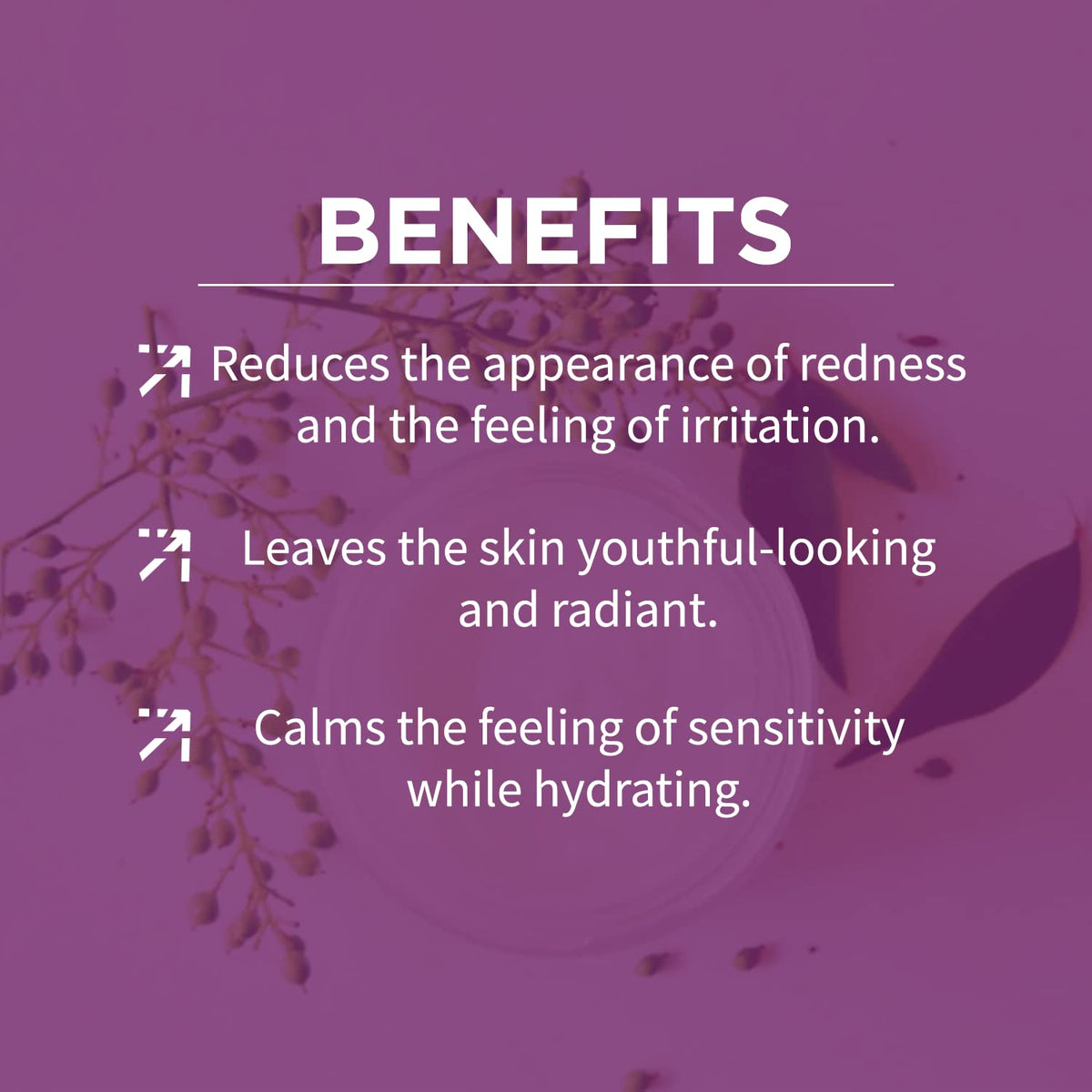Alchimie Forever Kantic Calming Cream on skin with reduced redness.
