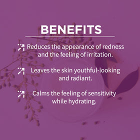 Alchimie Forever Kantic Calming Cream on skin with reduced redness.