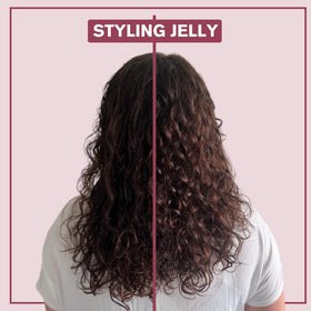 Alcôve Styling Jelly defines curls for defined, bouncy waves.