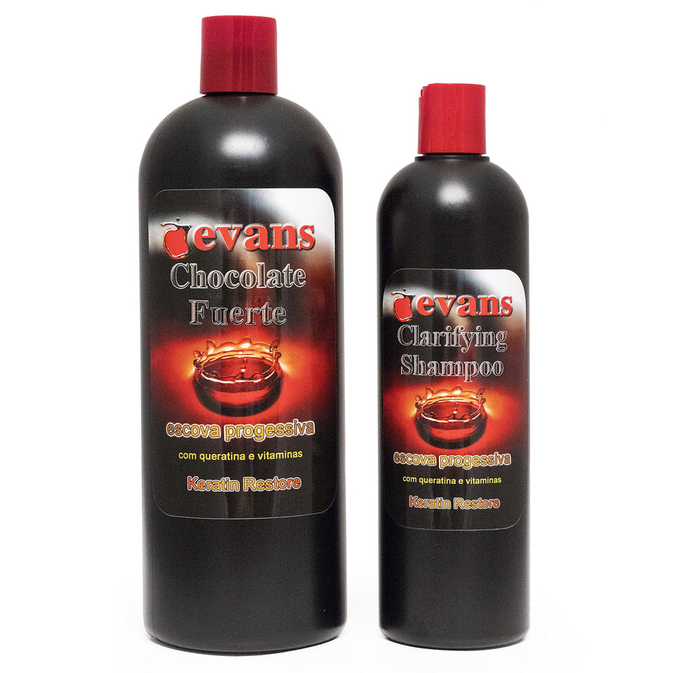 Alda Beauty Care Evans Brazilian Keratin Treatment bottle pour — keratin infusion for smooth, manageable hair.